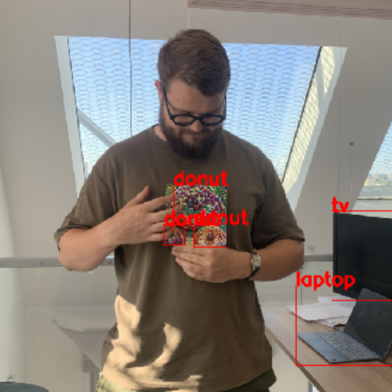 Picture of a patched person in real life